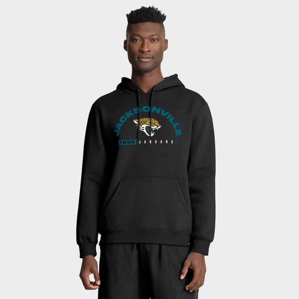 Men 2026 NFL Jacksonville Jaguars black Hoodie hooded style 01